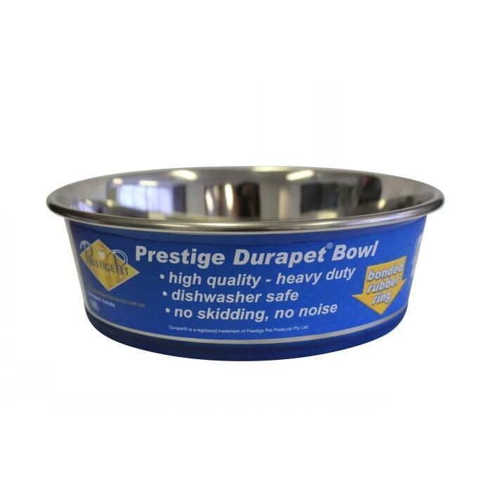 DuraPet Premium Stainless Steel Anti Skid Pet Bowl (Sizes 350ml, 550ml