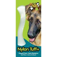 Fido Nylon Tuff+ Bone - Beef - Small (11cm)