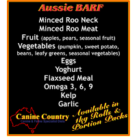 Canine Country BARF Aussie (Roo) - 1kg