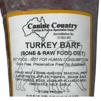Canine Country BARF Turkey - 1kg