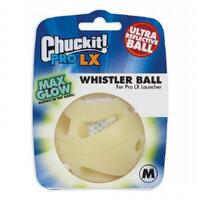 ChuckIt Pro LX Whistle Glow Dog Ball - 1 Pack