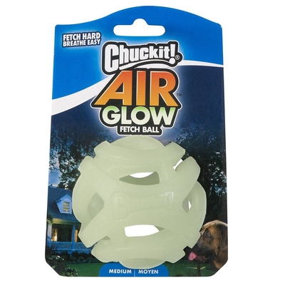 ChuckIt Max Glow Air Fetch Ball - Medium (6cm) - 1 Pack
