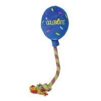KONG Occasions Birthday Balloon - Blue - Large