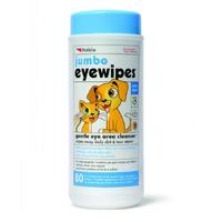 Petkin Jumbo Pet Eye Wipes - 80 Pack