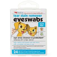 Petkin Pet Eye & Tear Swabs - 24 Pack