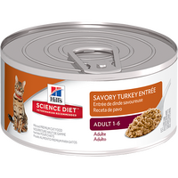 Hill's Science Diet Feline Adult Savory Turkey Entree - 156g