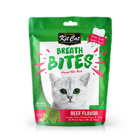 Kit Cat Breath Bites for Cats - Beef Flavour - 60g