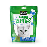 Kit Cat Breath Bites for Cats - Seafood Flavour - 60g