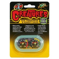 Zoo Med Creatures Dual Thermometer & Humidity Gauge