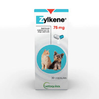 Zylkene for Small Dogs & Cats - 75mg - 30 Capsules