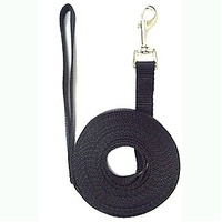 7 Metre Long Nylon Dog Lead - Black