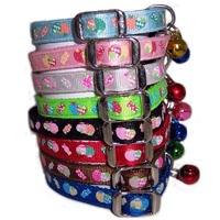 Strawberry & Sugar Cat Collar (Blue)