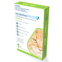 Revolution PLUS for Large Cats 5-10kg - 6 Pack - Green