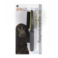 JW Grip Soft Double Sided Dog Brush