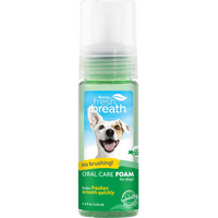 Tropiclean Fresh Breath Oral Care Foam - Fresh Mint - 133ml