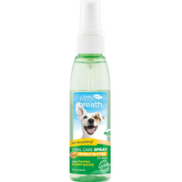 Tropiclean Fresh Breath Oral Spray - Peanut Butter - 133ml