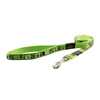 Rogz Fancy Dress Dog Lead - Lime Juice - X-Large Armed Forces (25mm x 1.2m)