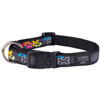 Rogz Beltz Fancy Dress Dog Collar - Multi Bone - X-Large Armed Forces (25mm x 43-70cm)