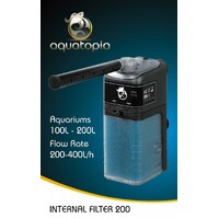 Aquatopia Internal Aquarium Filter 200 - 200-400L/H