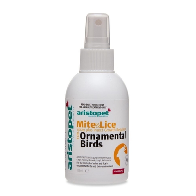 Aristopet Mite & Lice Spray for Ornamental Birds - 125ml