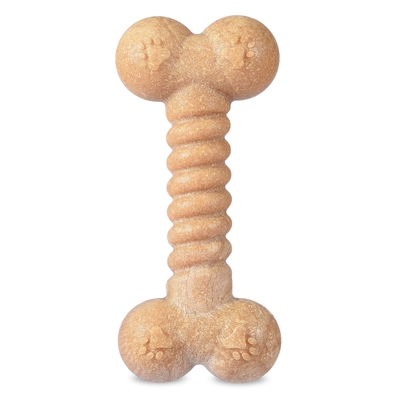 Arm & Hammer Barkies Wood Peanut Butter Dog Toy - Bone (14cm)