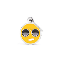 My Family Pet Tag Charm - Emoticon Cool