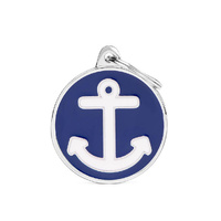 My Family Pet Tag Charm - Anchor