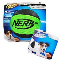 NERF Dog Trackshot Retriever Ball - Medium (8.9cm) - Green