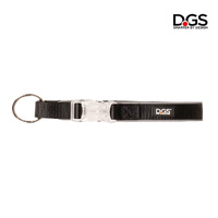 DGS LED Safety Collar - Medium (2mm x 41-51cm) - Black