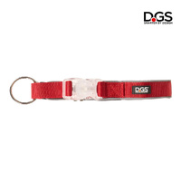 DGS LED Safety Collar - Large (2.5mm x 51-63cm) - Red