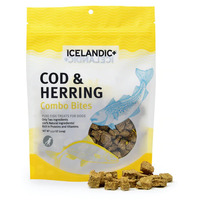 Icelandic Cod & Herring Combo Bites Dog Treats - 100g