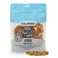 Icelandic Cod Mini Fish Chips Dog Treats - 85g