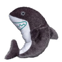 Spunky Pup Sea Plush Dog Toy - Shark - Medium