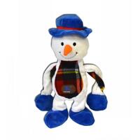 Charming Christmas Pulleez Dog Toy - Snowman