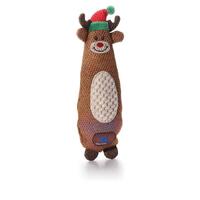 Christmas Bulbs Light Up Dog Toy - Reindeer (24cm)