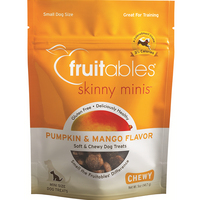 Fruitables Skinny Minis Pumpkin & Mango Flavour Dog Treats - 141.7g