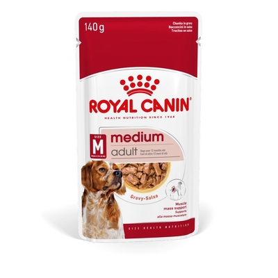 Royal Canin Medium Adult Dog Pouch - 140g