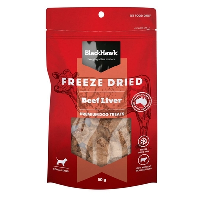 Black Hawk Freeze Dried Beef Liver - 50g