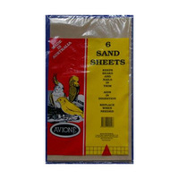 Showmaster Bird Sand Sheets - 6 Pack
