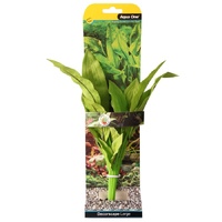 Aqua One Silk Aquarium Plant - Amazon Broad Leaf - Large (30cm)