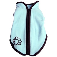 Pet One JumpSuit Fleece Zip Up Dog Coat - 50cm - Blue