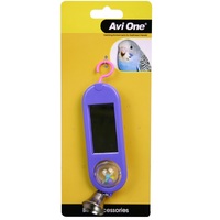Avi One Bird Toy Double Sided Mirror with tumbling Ball