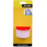 Avi One Plastic D Bird Feeder - 2 Pack - Small (7.1cm & 7.5cm)