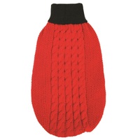 Pet One Komfyknit Dog Knitted Jumper - 20cm - Red/Black