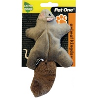 Pet One Plush Cat Toy - Beaver