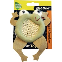 Pet One Scratcher Body Cat Toy - Frog