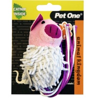 Pet One Ball Body Cat Toy - Pig