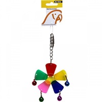 Avi One Bird Toy Acrylic Plum Blossom with Bell Balls