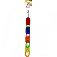 Avi One Parrot Toy Acrylic 4 Segment Big Links