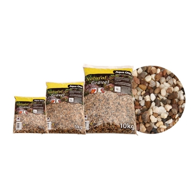 Aqua One Natural Gravel Australian (Gold Dark 4-6mm) - 10kg